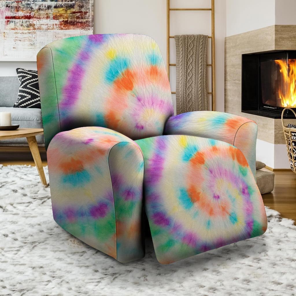 Hippie Tie Dye Recliner Cover-grizzshop