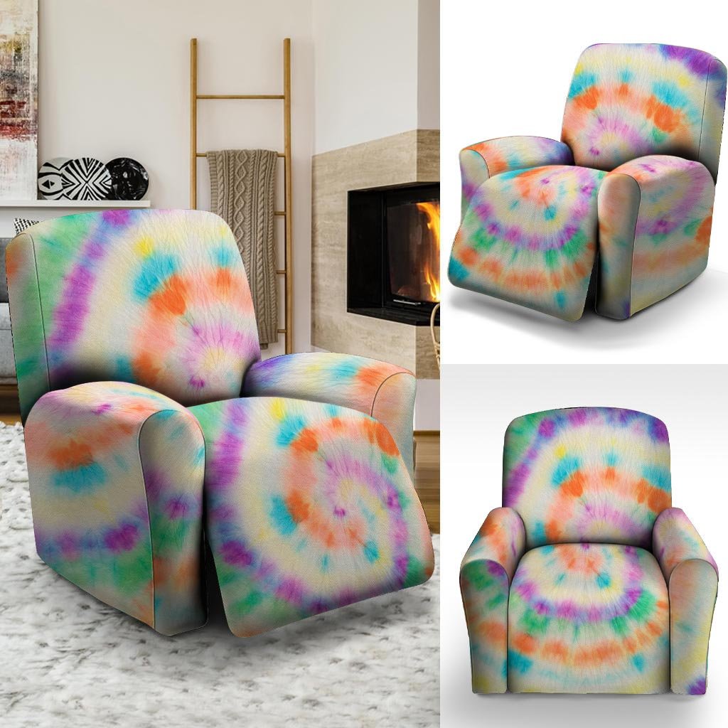 Hippie Tie Dye Recliner Cover-grizzshop