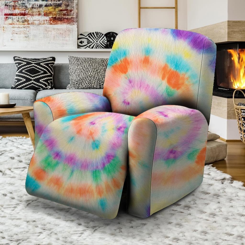 Hippie Tie Dye Recliner Cover-grizzshop