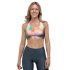 Hippie Tie Dye Sports Bra-grizzshop