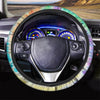 Hippie Tie Dye Steering Wheel Cover-grizzshop