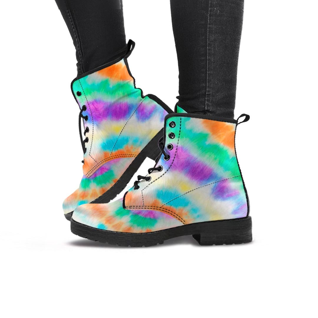 Hippie Tie Dye Women's Boots-grizzshop