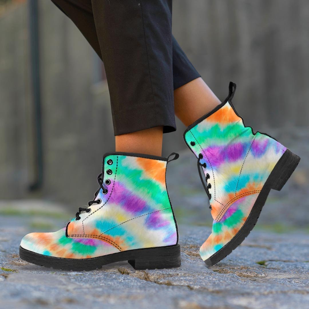 Hippie Tie Dye Women's Boots-grizzshop