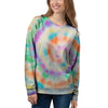 Hippie Tie Dye Women's Sweatshirt-grizzshop