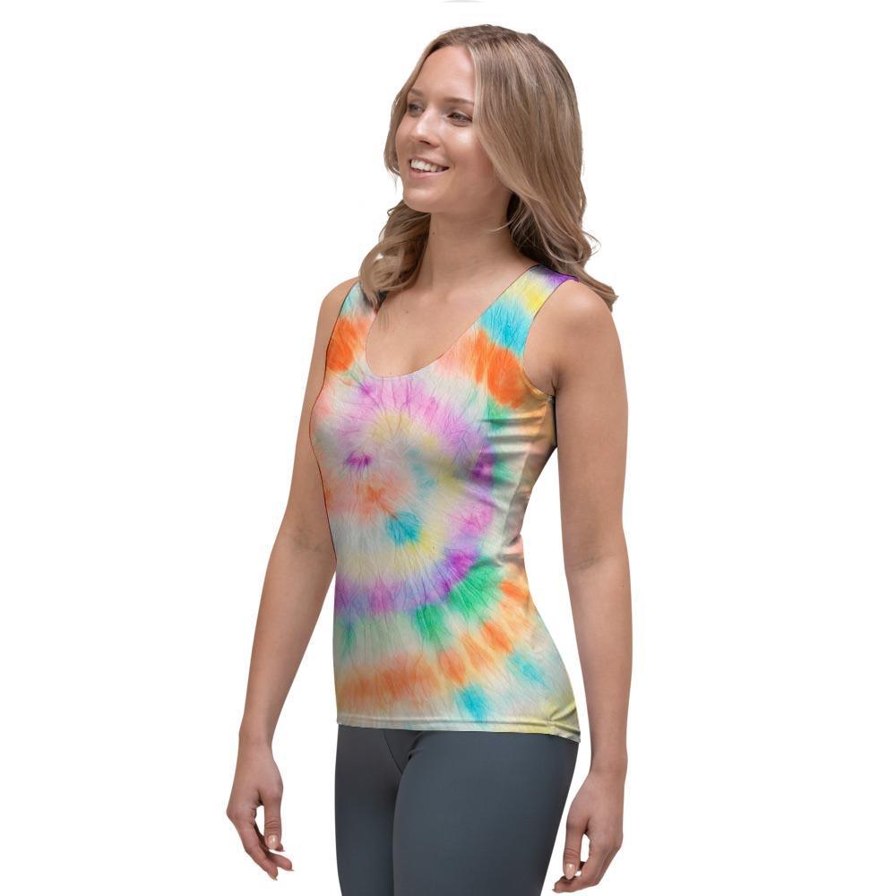 Hippie Tie Dye Women's Tank Top-grizzshop
