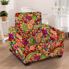 Hippie Trippy Armchair Cover-grizzshop