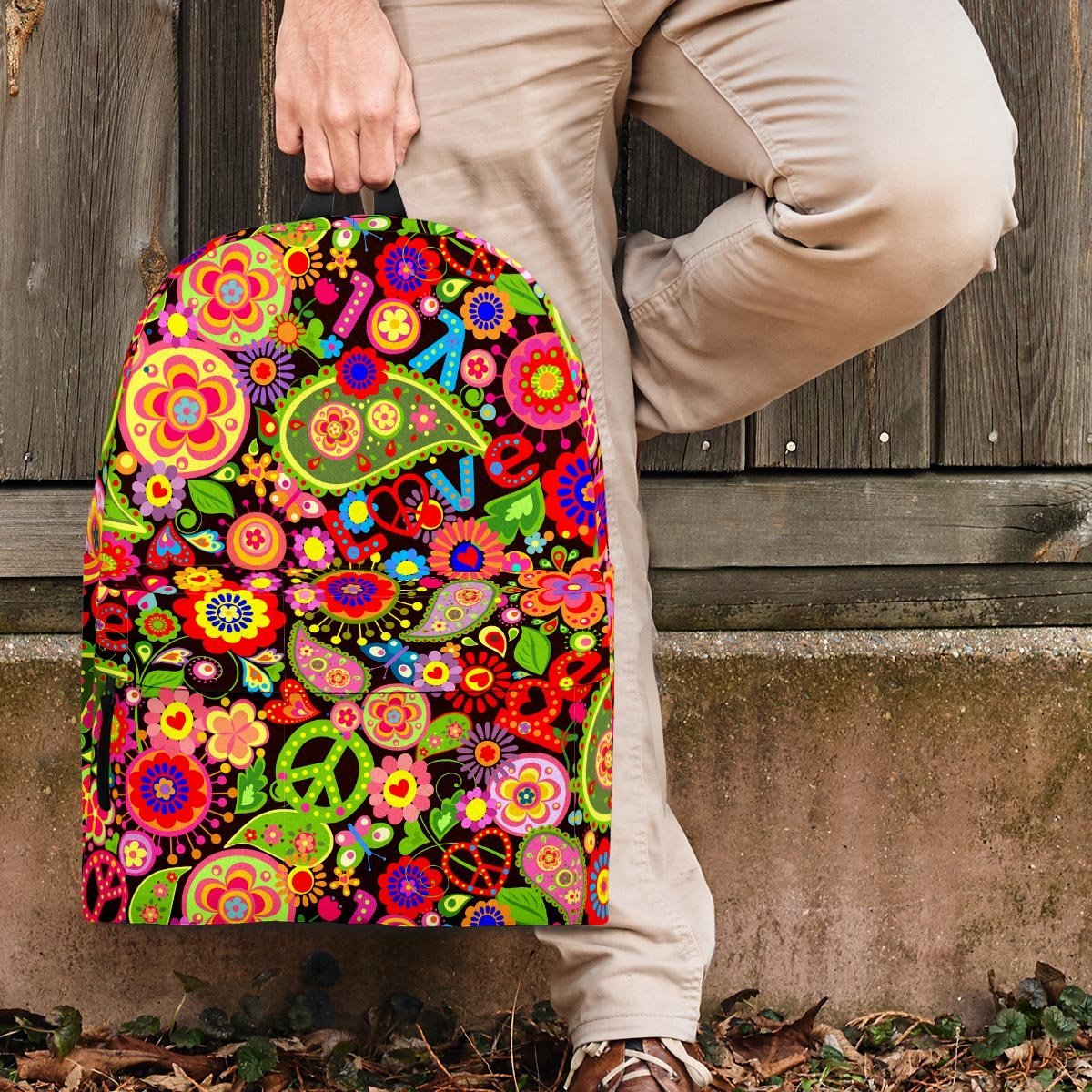 Hippie Trippy Backpack-grizzshop