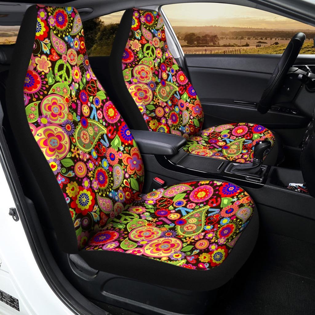 Hippie Trippy Car Seat Covers-grizzshop