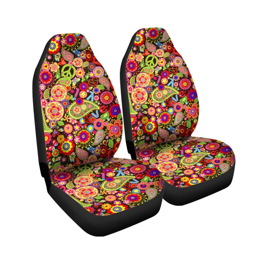 Hippie Trippy Car Seat Covers-grizzshop