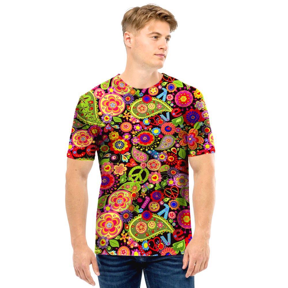 Hippie Trippy Men T Shirt-grizzshop