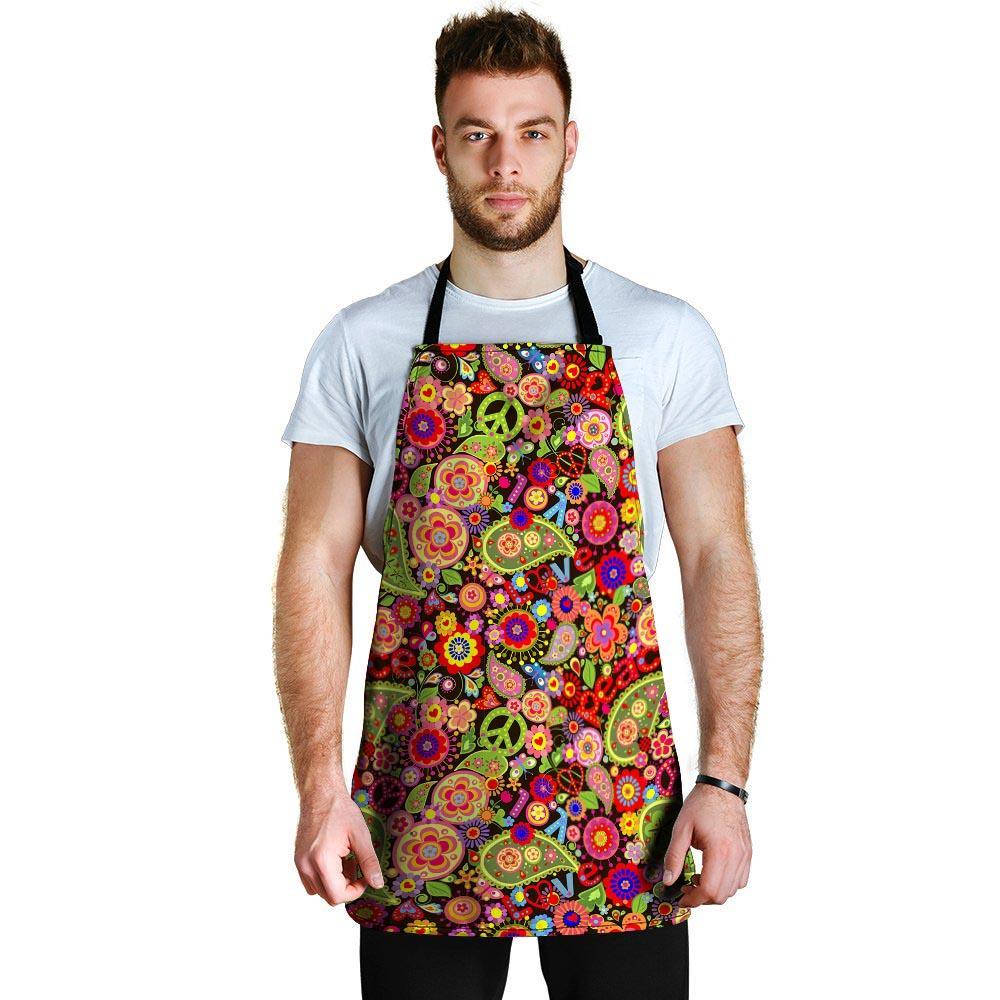 Hippie Trippy Men's Apron-grizzshop