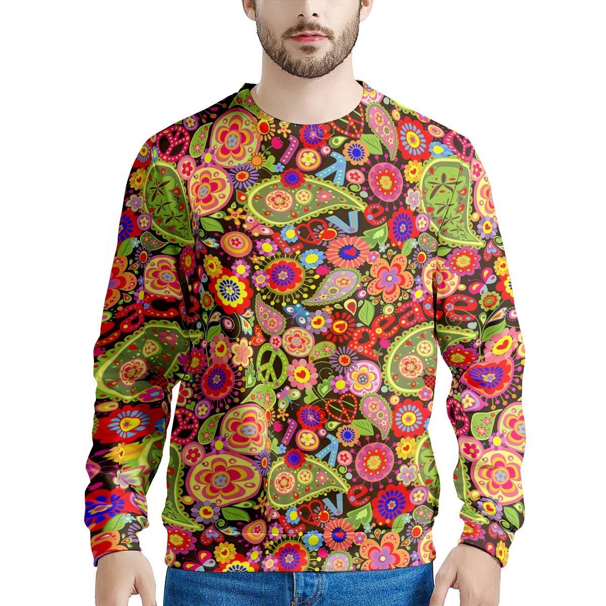 Hippie Trippy Men's Sweatshirt-grizzshop