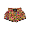 Hippie Trippy Muay Thai Boxing Shorts-grizzshop