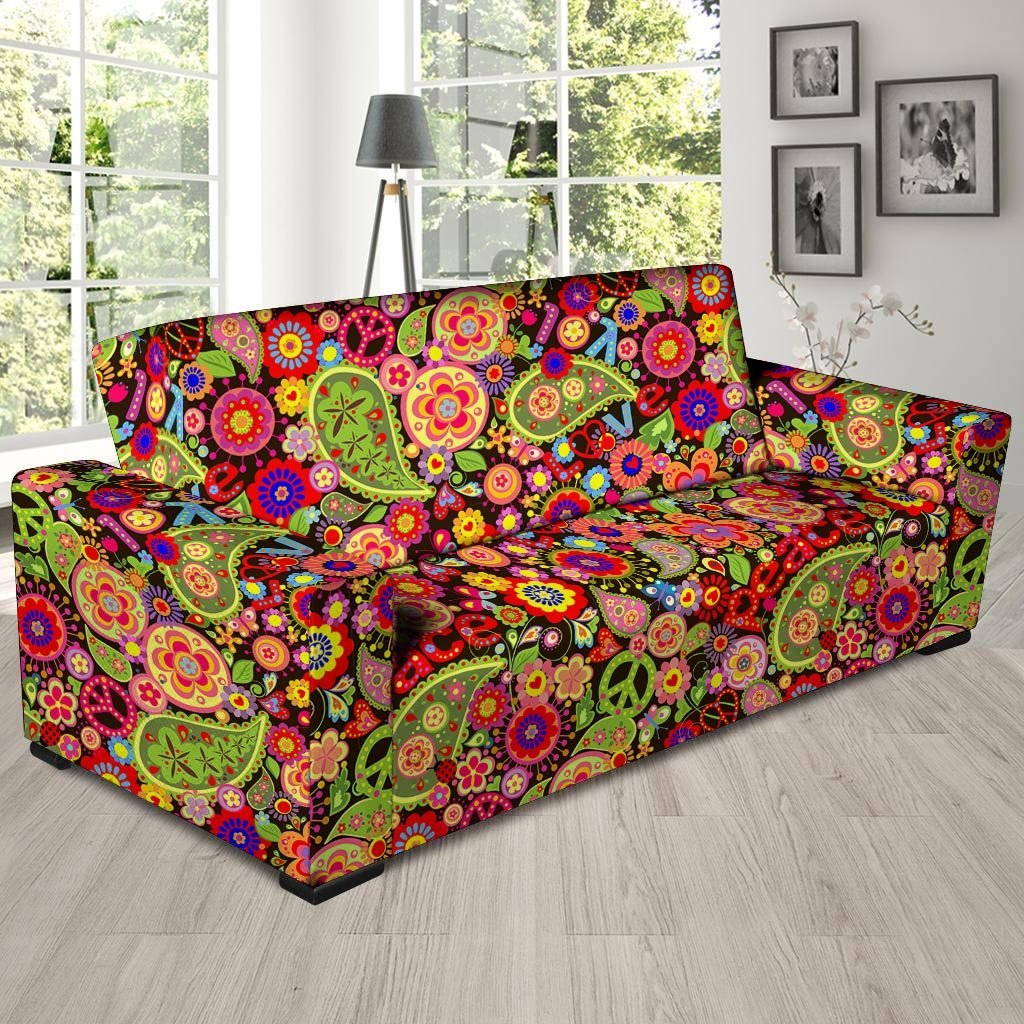 Hippie Trippy Sofa Cover-grizzshop