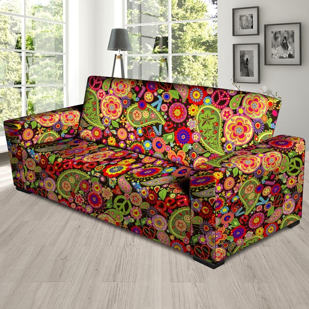 Hippie Trippy Sofa Cover-grizzshop