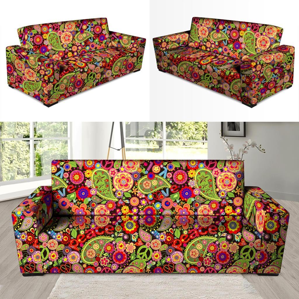 Hippie Trippy Sofa Cover-grizzshop