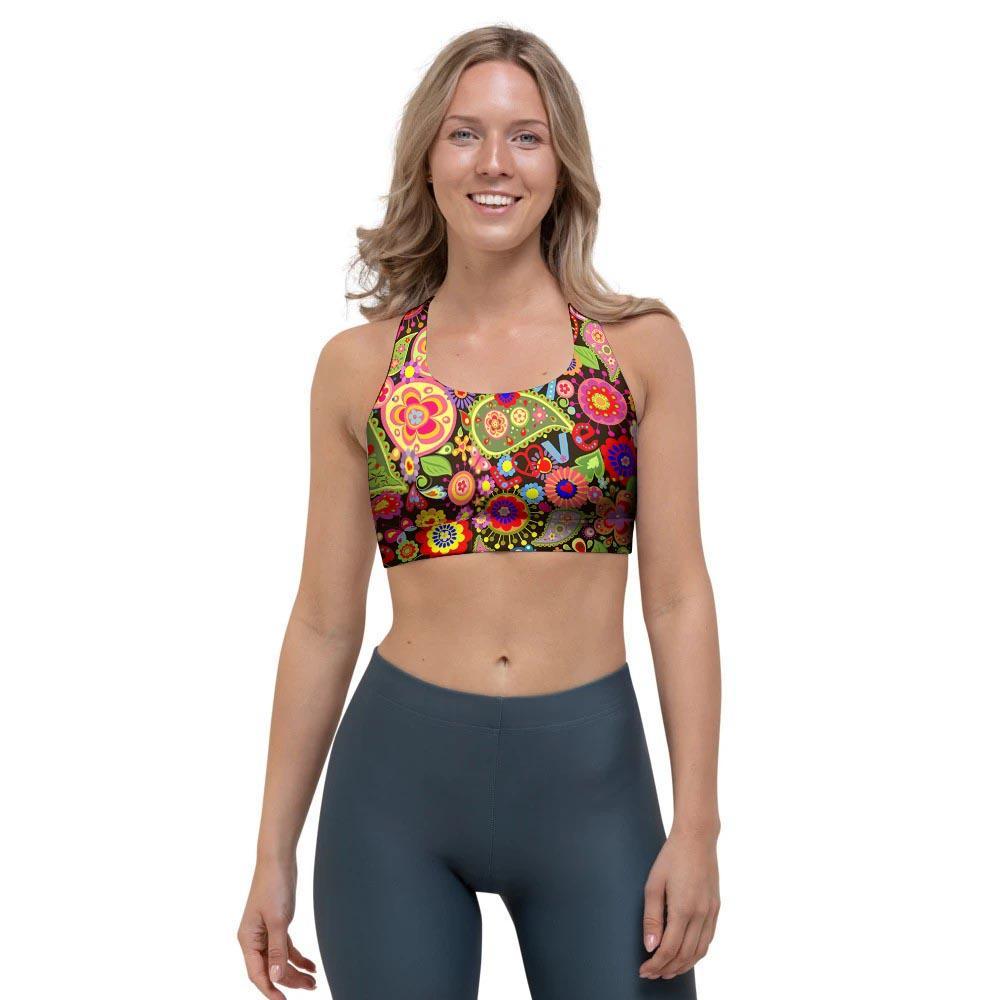 Hippie Trippy Sports Bra-grizzshop