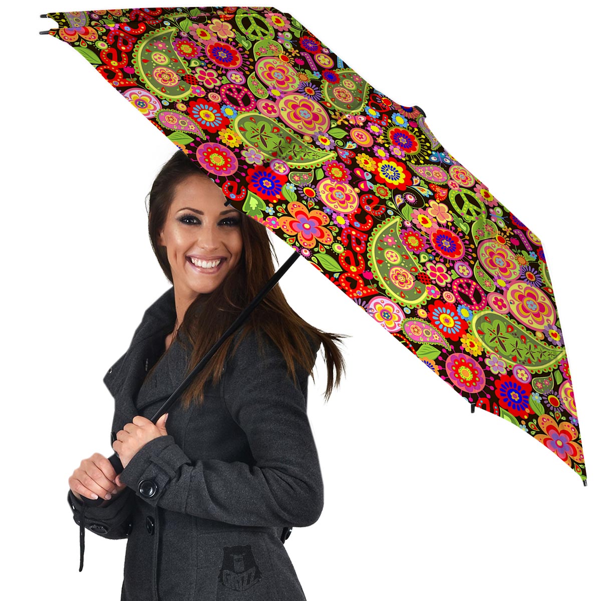 Hippie Trippy Umbrella-grizzshop