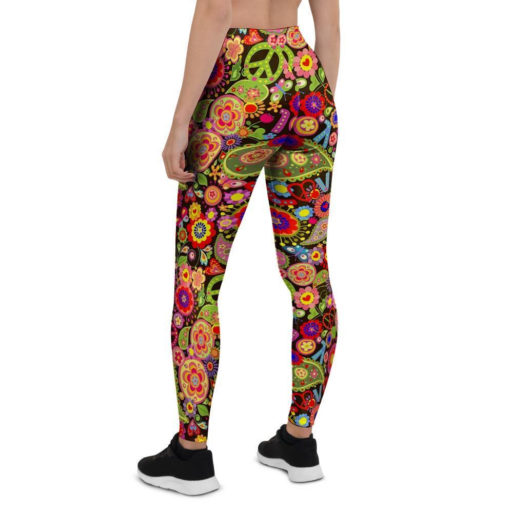 Hippie Trippy Women's Leggings-grizzshop