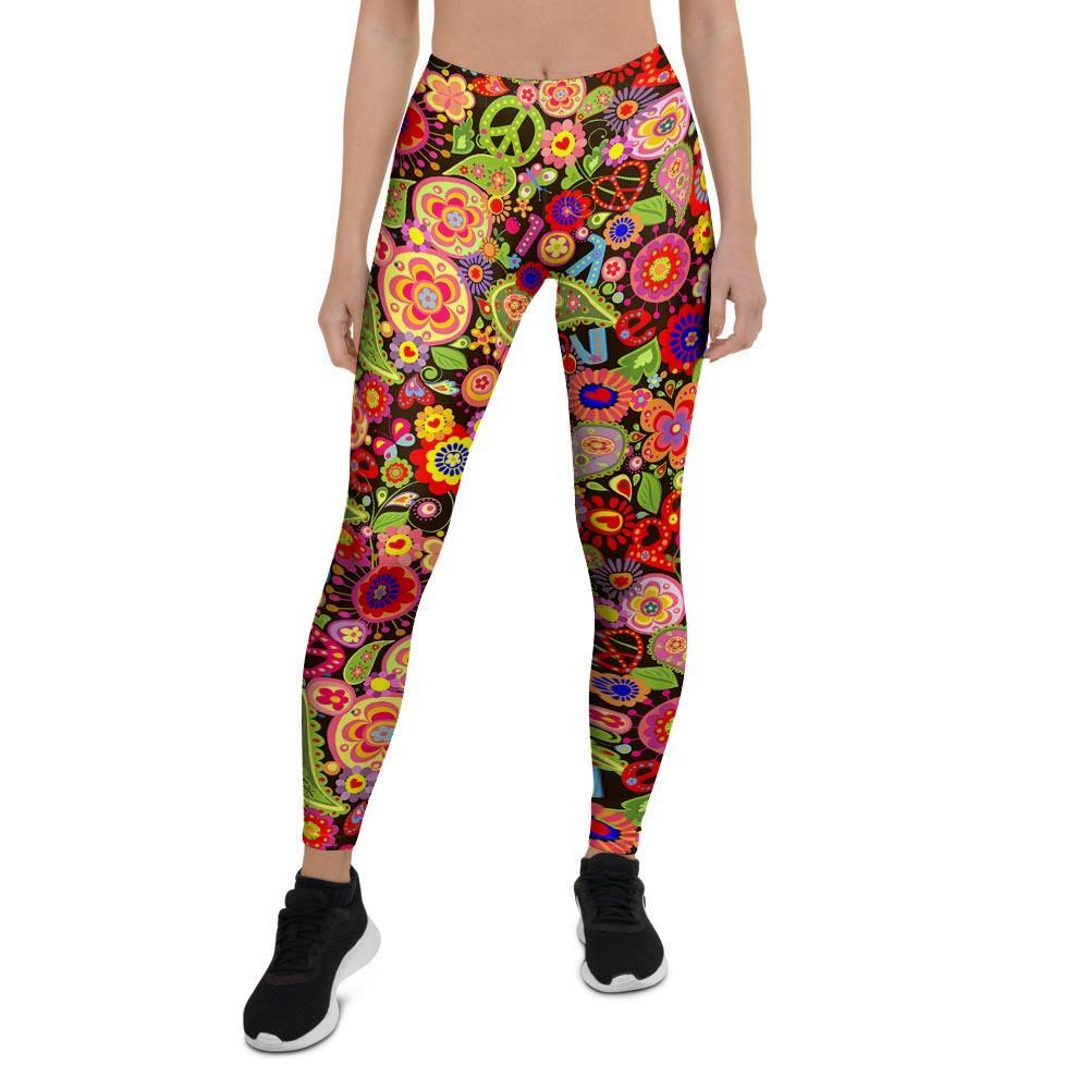 Hippie Trippy Women's Leggings-grizzshop