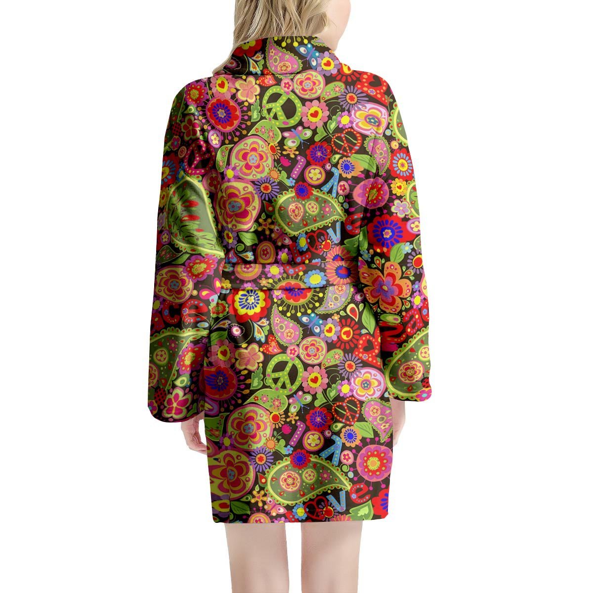 Hippie Trippy Women's Robe-grizzshop