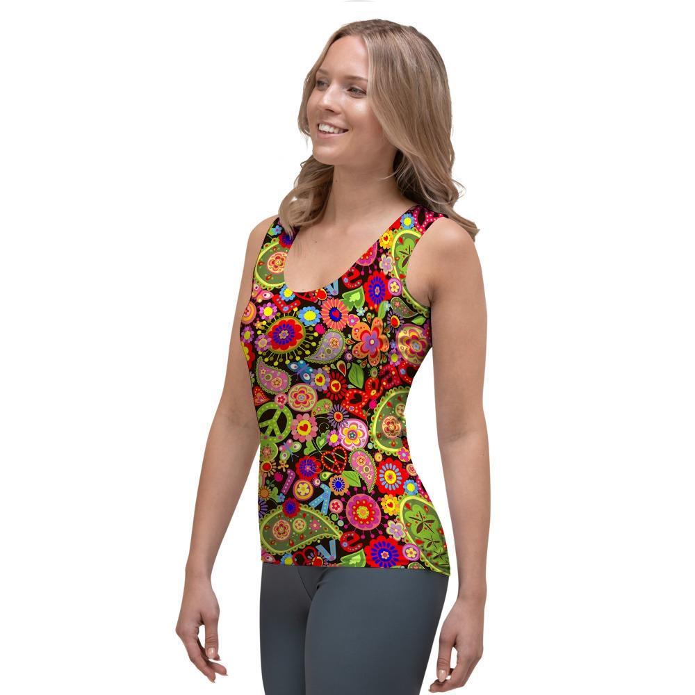 Hippie Trippy Women's Tank Top-grizzshop