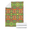 Hippie Van Peace Sign Pattern Print Blanket-grizzshop