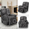 Hippie Van Peace Sign Pattern Print Recliner Cover-grizzshop