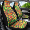 Hippie Van Peace Sign Pattern Print Universal Fit Car Seat Cover-grizzshop