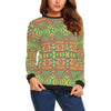 Hippie Van Peace Sign Pattern Print Women Crewneck Sweatshirt-grizzshop