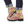 Hippie White Peace Men's Boots-grizzshop