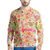 Hippie White Peace Men's Sweatshirt-grizzshop