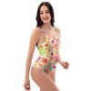 Hippie White Peace One Piece Swimsuite-grizzshop