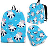 Hippo Cute Pattern Print Backpack-grizzshop