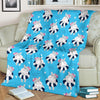 Hippo Cute Pattern Print Blanket-grizzshop