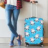 Hippo Cute Pattern Print Luggage Cover Protector-grizzshop