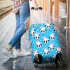 Hippo Cute Pattern Print Luggage Cover Protector-grizzshop