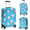 Hippo Cute Pattern Print Luggage Cover Protector-grizzshop