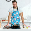 Hippo Cute Pattern Print Men's Apron-grizzshop