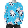 Hippo Cute Pattern Print Women's Sweatshirt-grizzshop