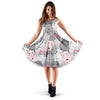 Hippo Cute Print Pattern Dress-grizzshop