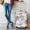 Hippo Cute Print Pattern Luggage Cover Protector-grizzshop