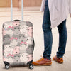 Hippo Cute Print Pattern Luggage Cover Protector-grizzshop