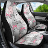 Hippo Cute Print Pattern Universal Fit Car Seat Covers-grizzshop