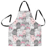 Hippo Cute Print Pattern Women's Apron-grizzshop