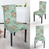 Hippo Floral Pattern Print Chair Cover-grizzshop