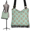 Hippo Floral Pattern Print Crossbody bags-grizzshop