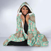Load image into Gallery viewer, Hippo Floral Pattern Print Hooded Blanket-grizzshop