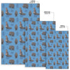 Hippo Pattern Print Floor Mat-grizzshop