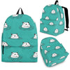 Hippo Print Pattern Backpack-grizzshop